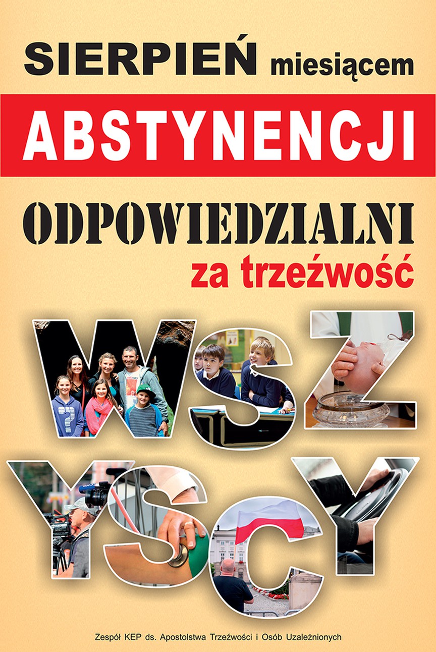 Apel na sierpień - miesiąc abstynencji 2025