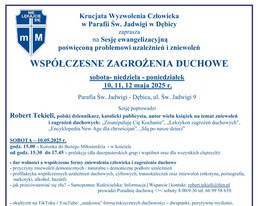 Sesja nt. Współczesne zagrożenia duchowe