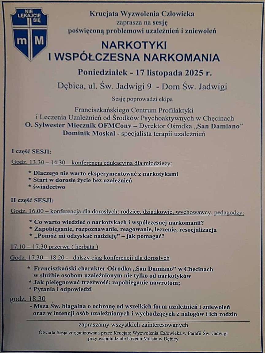 SESJA nt.NARKOTYKI  I WSPÓŁCZESNA NARKOΜΑΝΙΑ