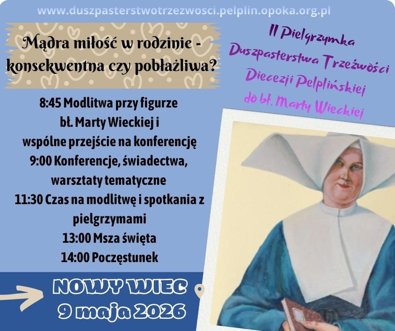 Pielgrzymka do bł. Marty Wieckiej